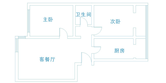 70平米旧房翻新